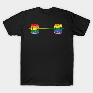 Pride Rainbow Barbell T-Shirt